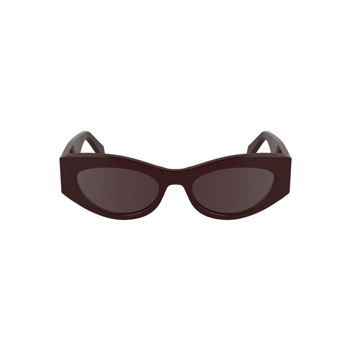 Red Acetate Women Sunglasses
