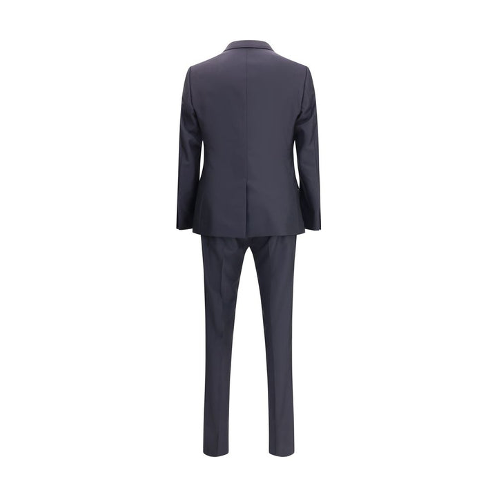 Virgin wool-silk blend Suit