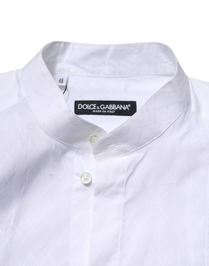 White Cotton Slim Long Sleeves Formal Shirt