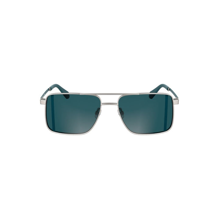 Gray Metal Men Sunglass
