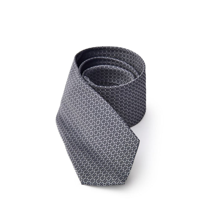 Gray Silk Ties & Bowty
