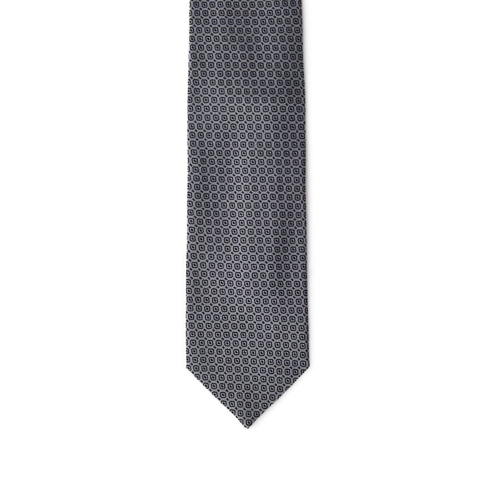 Gray Silk Ties & Bowty
