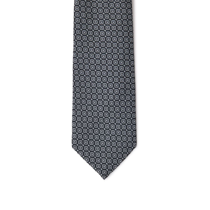 Gray Silk Ties & Bowty