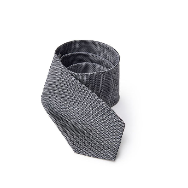 Gray Silk Ties & Bowty