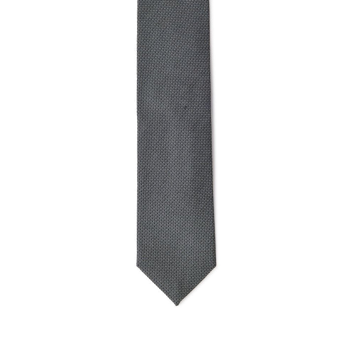 Gray Silk Ties & Bowty