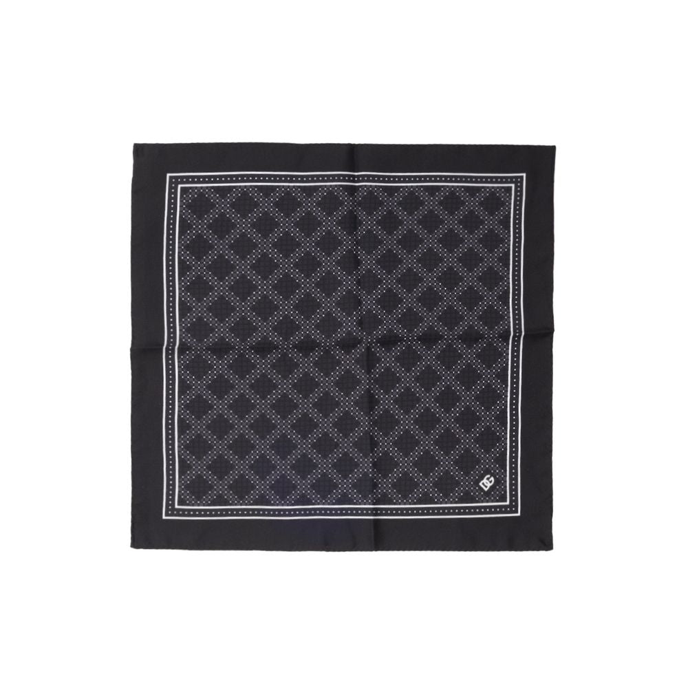 Black Silk Handkerchief