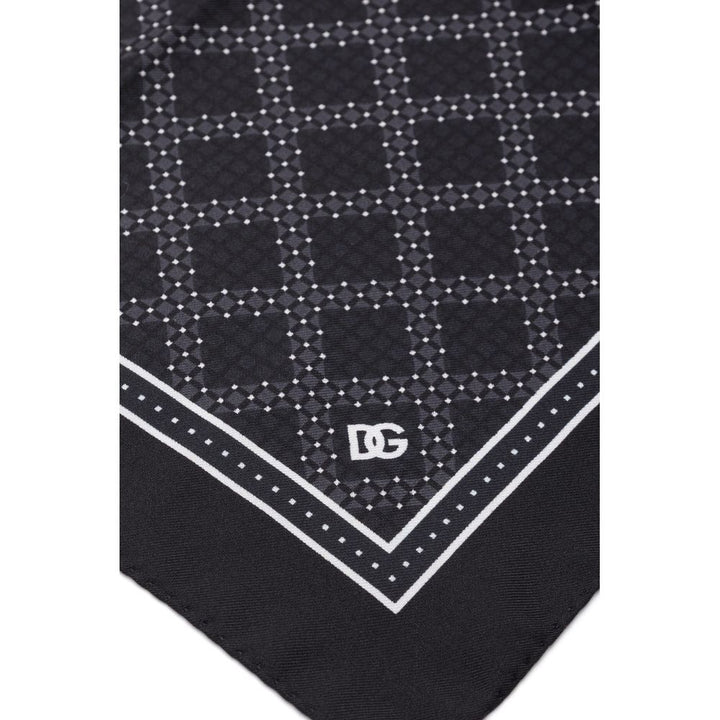 Black Silk Handkerchief