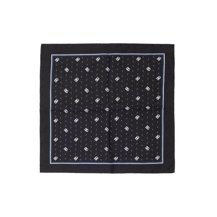 Black Silk Handkerchief