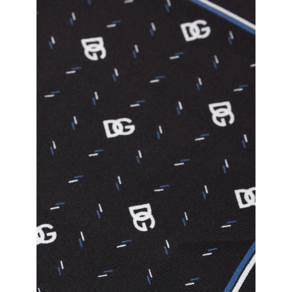 Black Silk Handkerchief