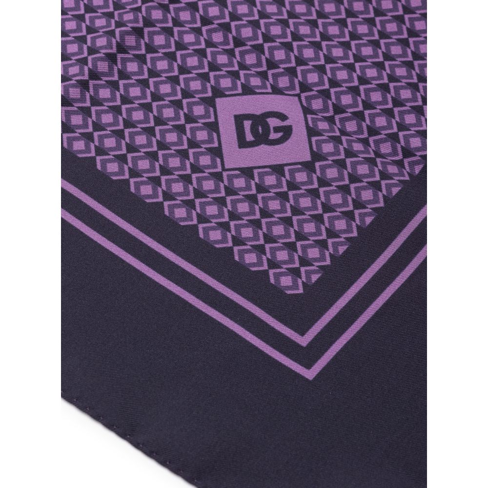 Purple Silk Handkerchief