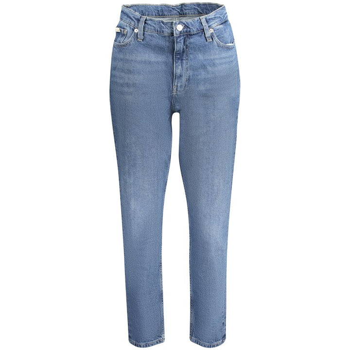 Blue Cotton Jeans & Pant