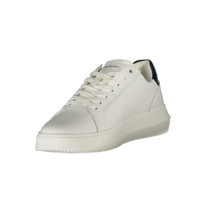 White Leather Men Sneaker