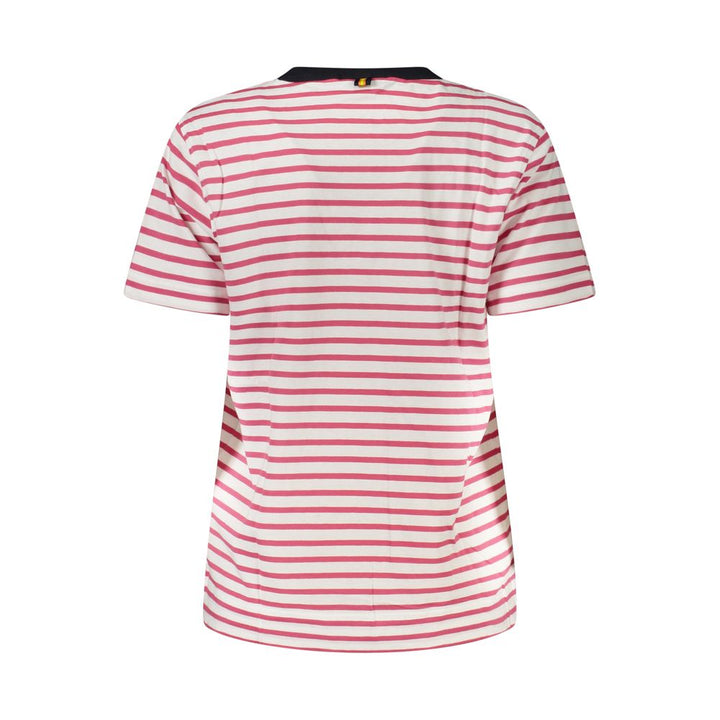 Pink Cotton Women T-Shirt
