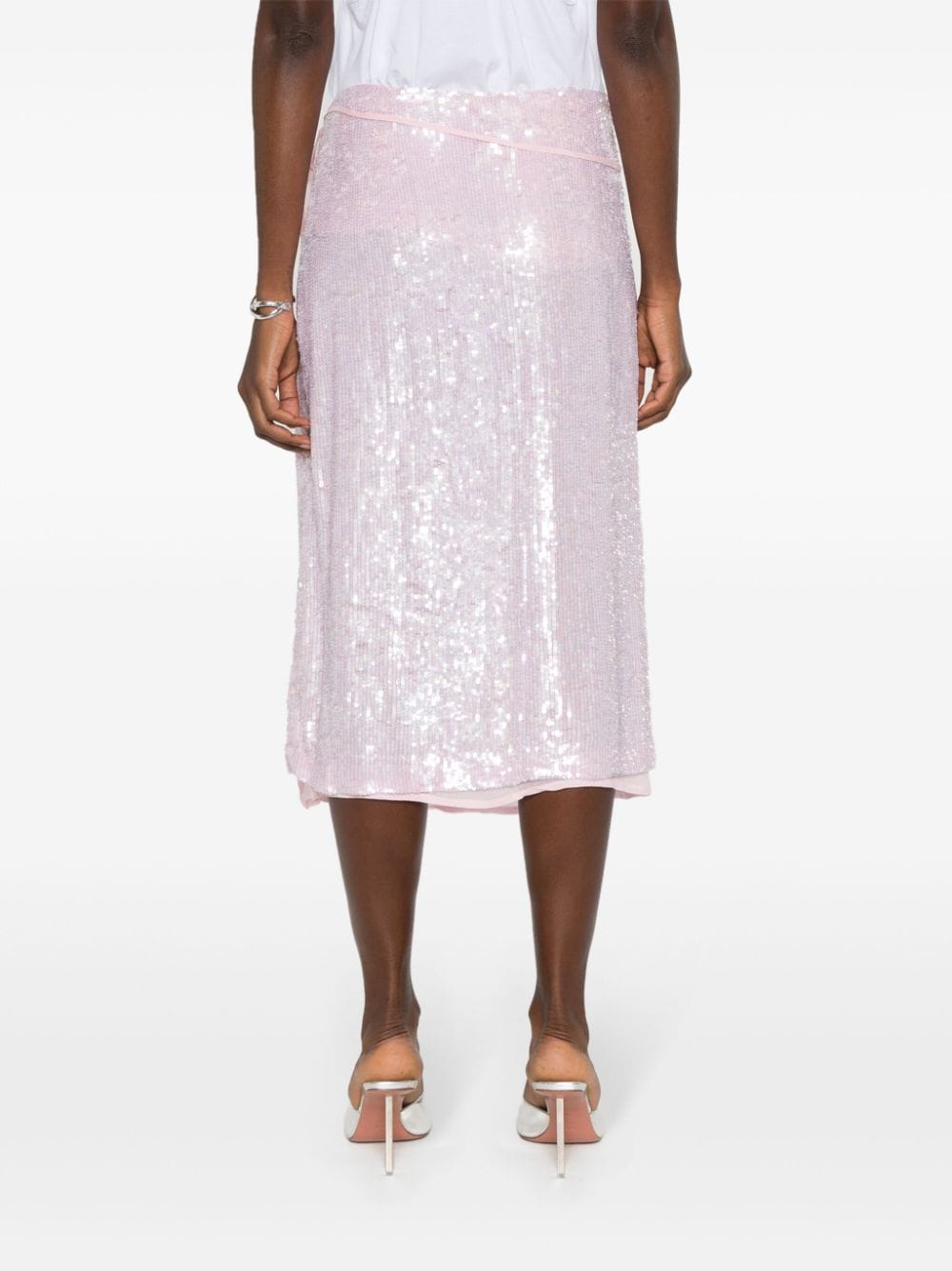 Gabriel sequinned wrap skirt-12