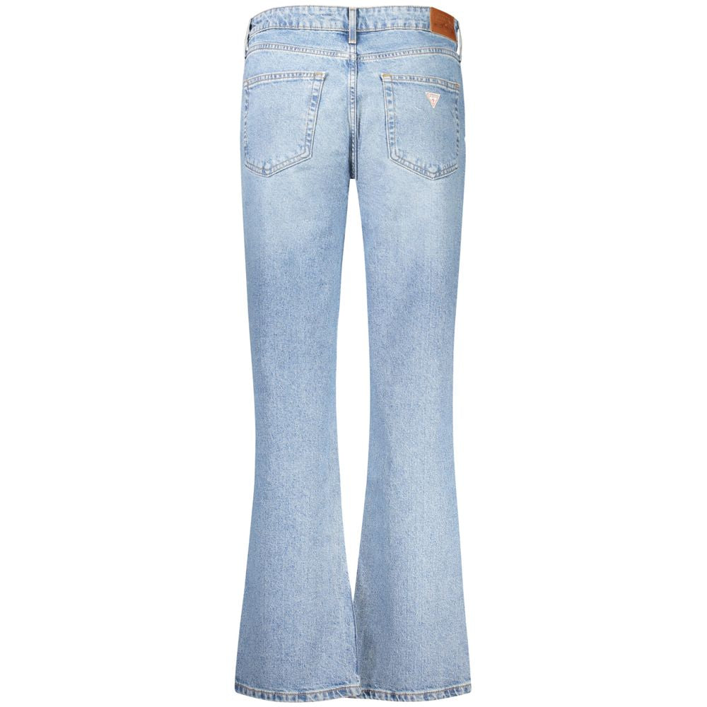 Light Blue Cotton Women Jeans