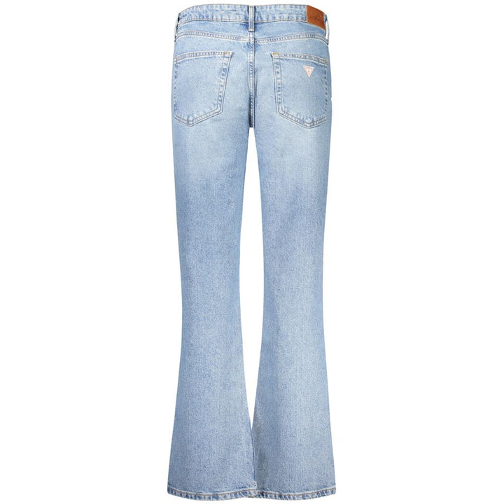 Light Blue Cotton Women Jeans