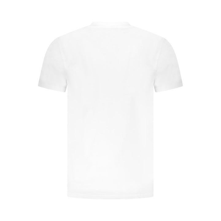 White Cotton Men T-Shirt