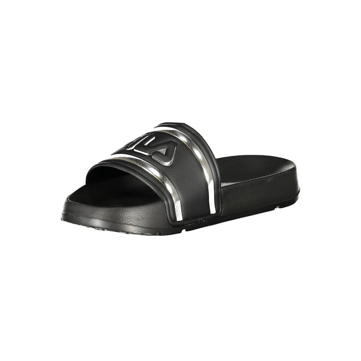 Fila Black Polyurethane Women's Slipper