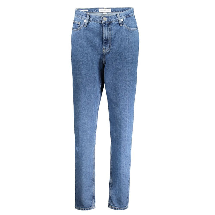 Blue Cotton Jeans & Pant