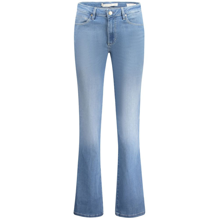 Light Blue Cotton Women Jeans