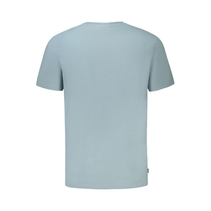 Light Blue Organic Cotton Men T-Shirt