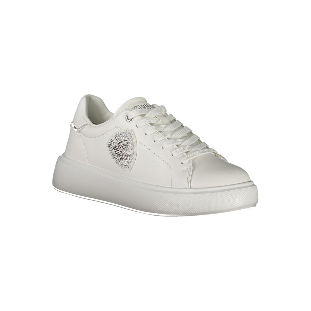 White Leather Women Sneaker