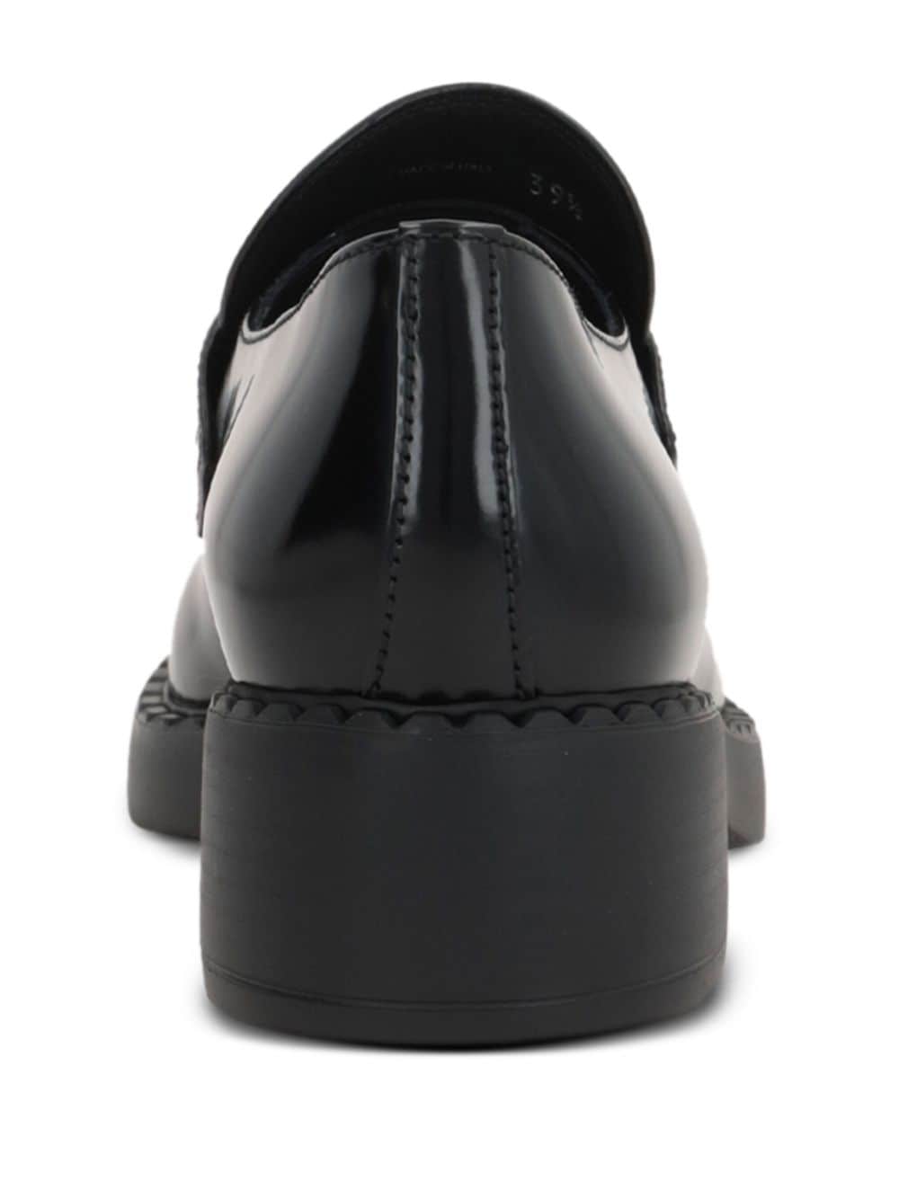 brushed leather loafers-2