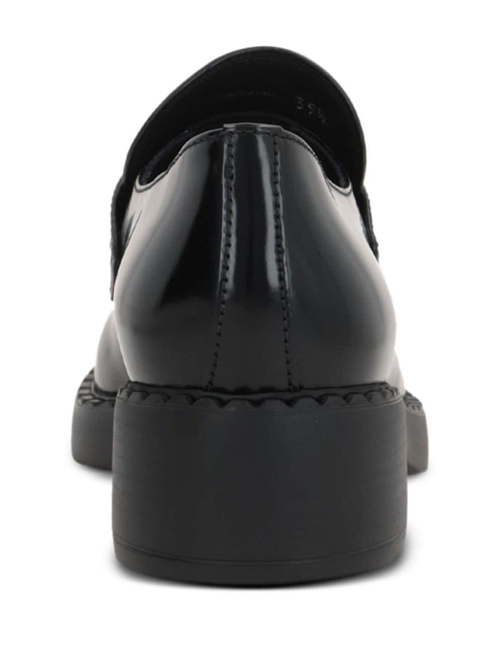 brushed leather loafers-2