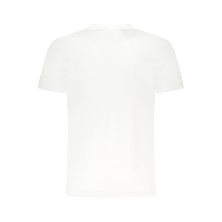 White Cotton Men T-Shirt