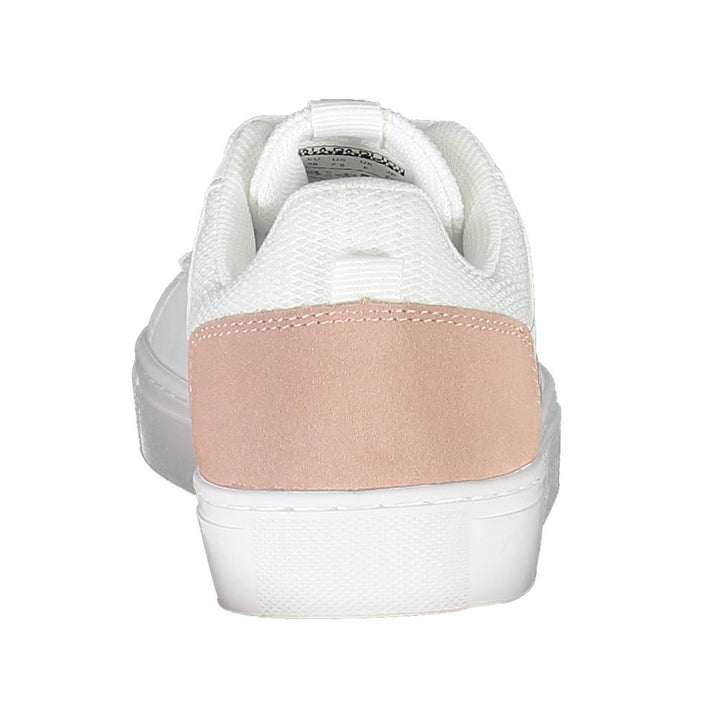 White Leather Women Sneaker