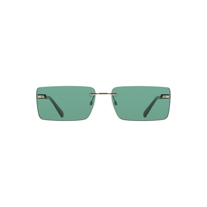 Green Metal Women Sunglass