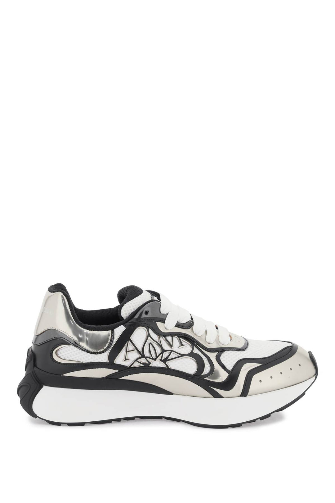 leather sprint runner sneakers-0