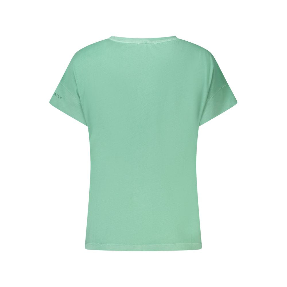 Green Cotton Tops & T-Shirt