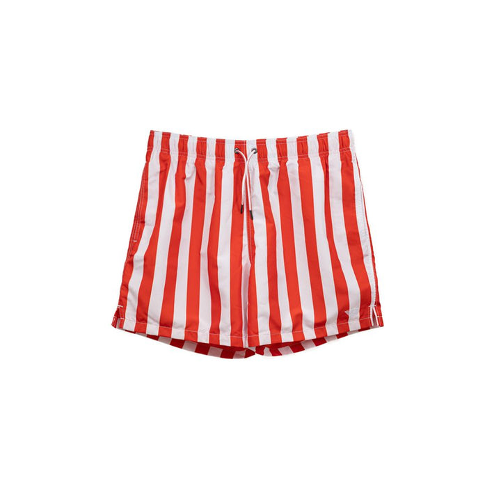 Red Polyester Swimwear