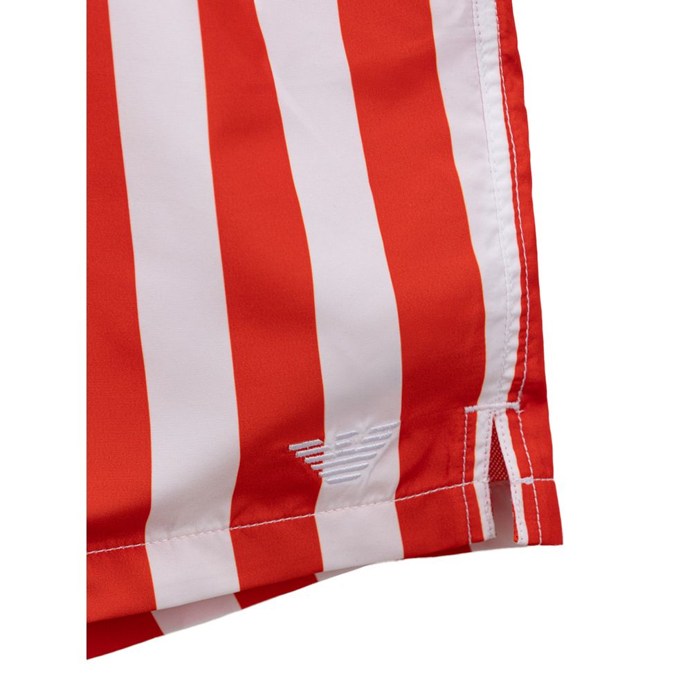 Red Polyester Swimwear