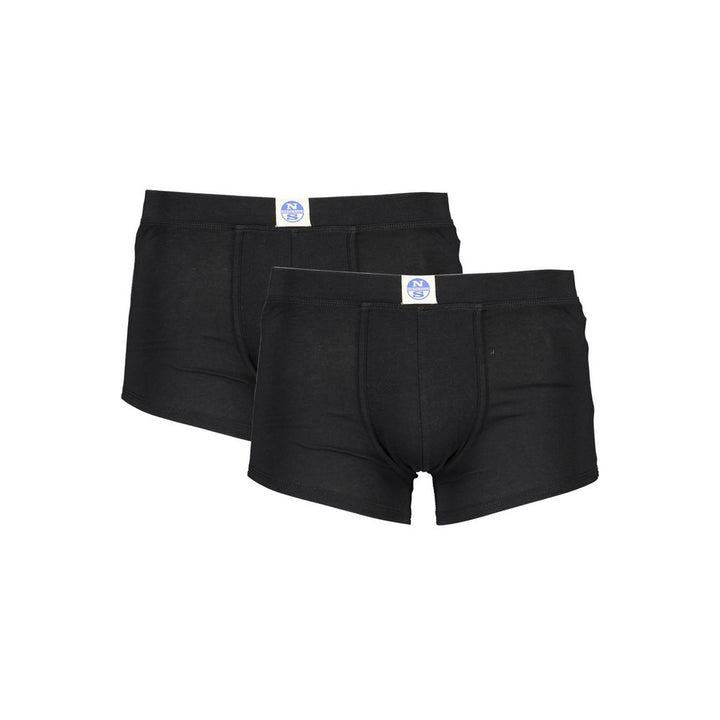 Black Cotton Men Boxer Pack