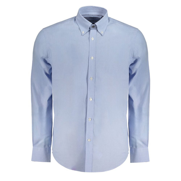 Light Blue Cotton Men Shirt