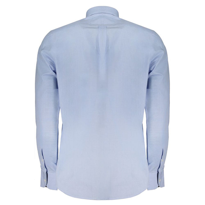 Light Blue Cotton Men Shirt