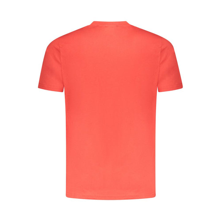 Red Cotton Men T-Shirt