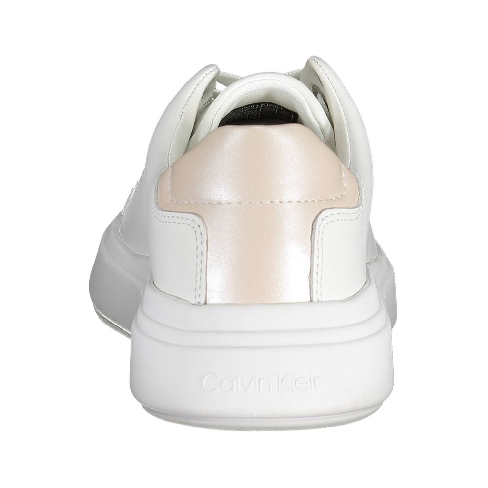 White Leather Women Sneaker