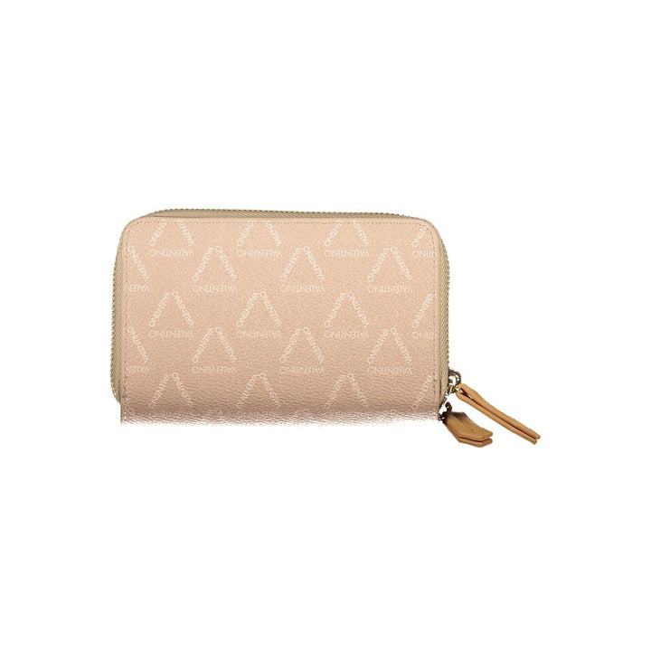 Beige Polyethylene Women Wallet