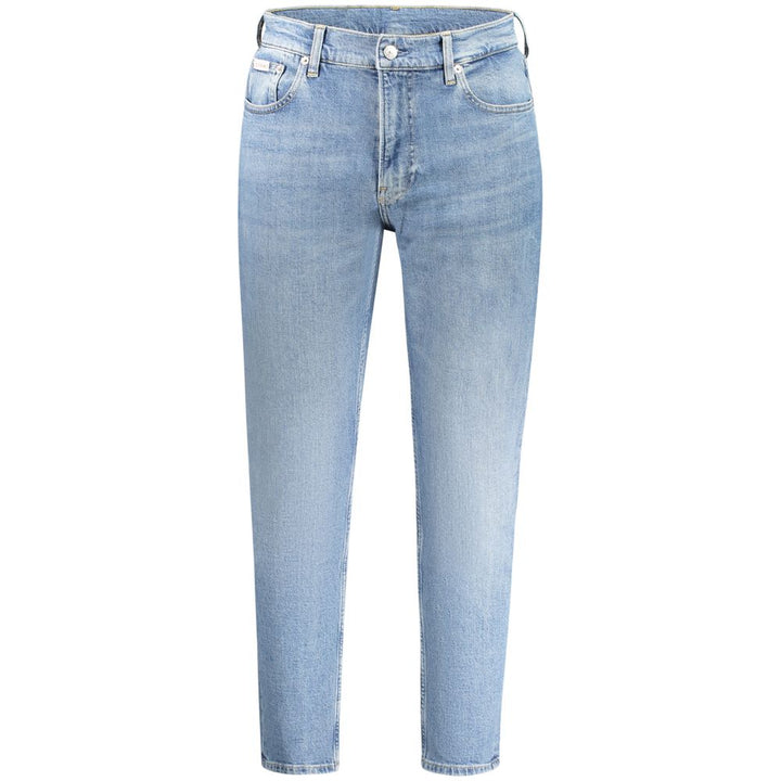 Blue Cotton Men Jeans