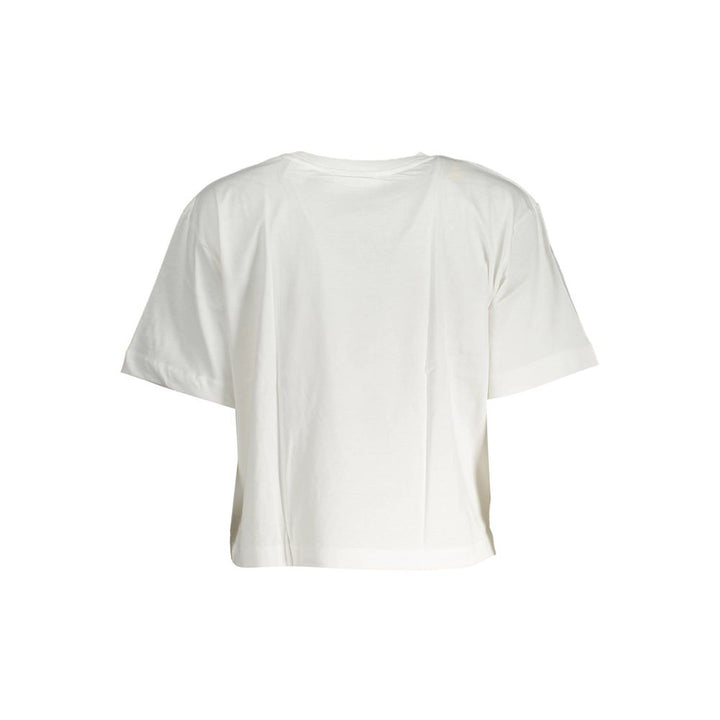 Desigual White Cotton Women T-Shirt
