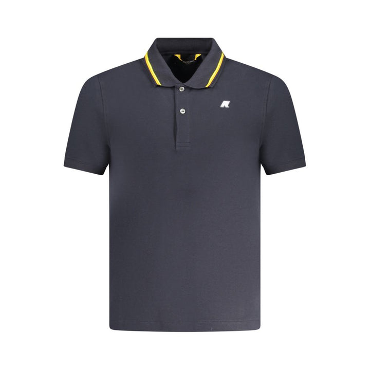 Blue Cotton Polo Shirt