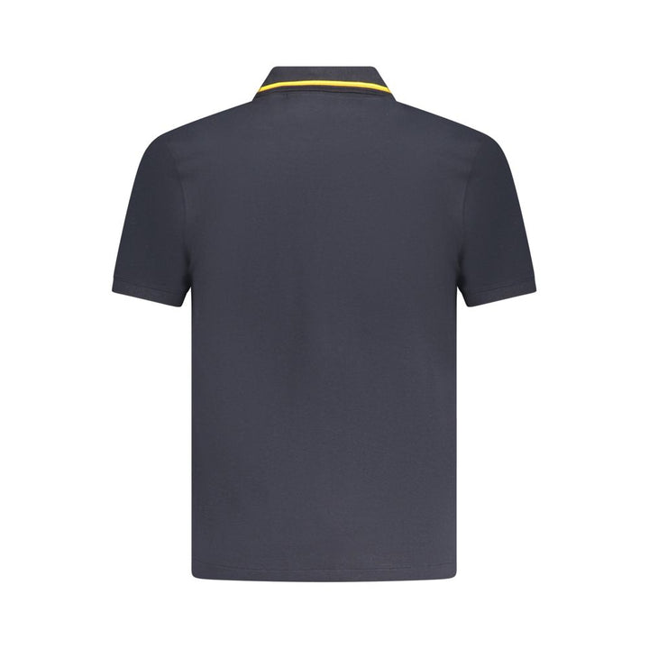 Blue Cotton Polo Shirt