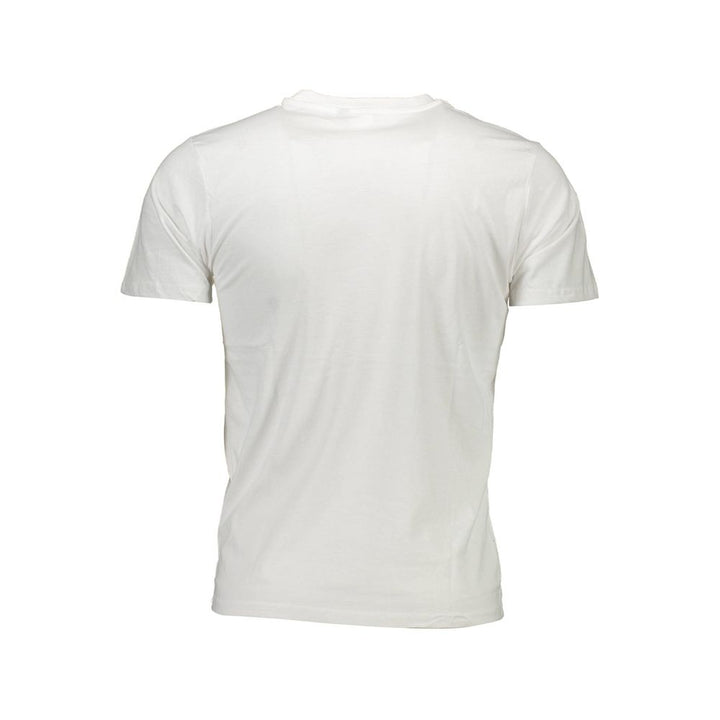 White Cotton Men T-Shirt