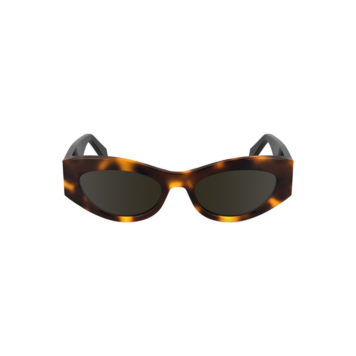 Brown Acetate Women Sunglass