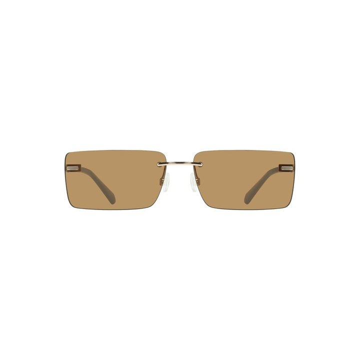 Beige Metal Women Sunglass
