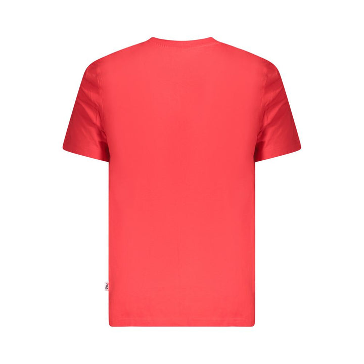 Red Cotton Men T-Shirt