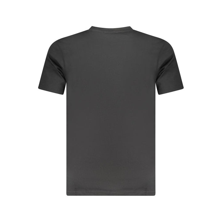 Cavalli Class Black Cotton Men T-Shirt